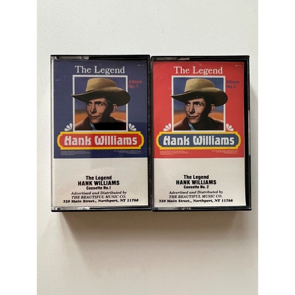 Hank Williams The Legend 2 Cassettes Beautiful Music Co Play Tested EX SMIC 111 - Picture 1 of 5